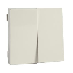 Doble conmutador 2 módulos New Unica Blanco Polar Schneider