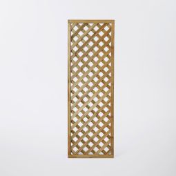 Celosía De Madera Diagonal Con Marco 1,83 X 0,61 m