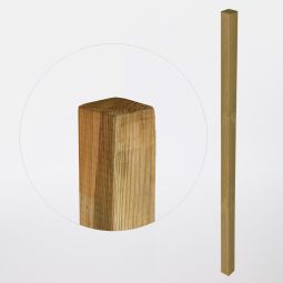 Poste de madera poste 180x7x7 cm c.4