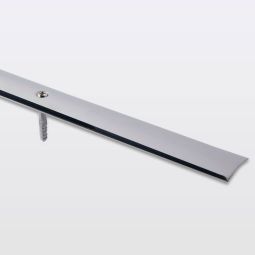 Perfil de unión curvo acero inoxidable 93 cm cromado