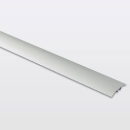 Perfil de unión curvo aluminio 93 cm cromado