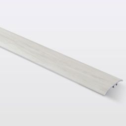Perfil de unión plano aluminio "decor135" 93 x 3,7 cm madera
