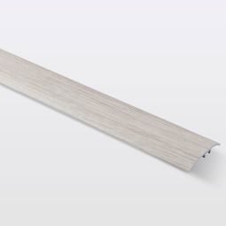 Perfil de unión plano aluminio "decor145" 93 x 3,7 cm madera