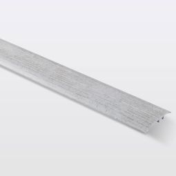 Perfil de unión plano aluminio "decor155" 93 x 3,7 cm madera