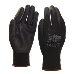 Guantes poliuretano site talla l