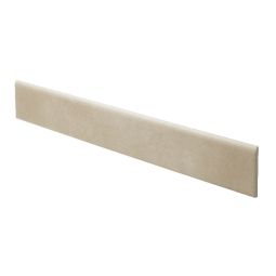 Rodapié smooth greige 8x60cm