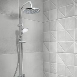 Suelo porcelánico rectificado cemento gris 30x60cm Lisa