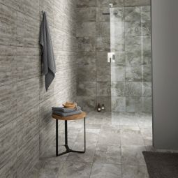 Malla porcelánica Shaded gris mate 30x30 cm