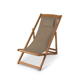 Silla de jardín plegable 104x87x60cm de madera Louga GoodHome