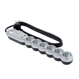 Base múltiple 6x2p+t  2m usb