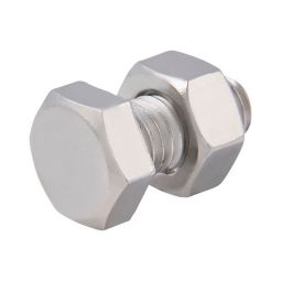 Perno y tuerca hexagonal 8x16 mm 10 uds
