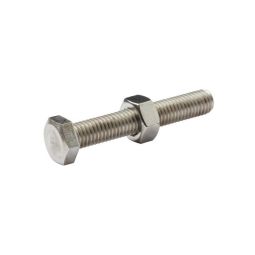 Perno y tuerca hexagonal 8x50 mm 10 uds