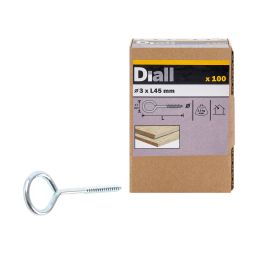 Hembrilla cerrada 19x45 mm diall 100 uds