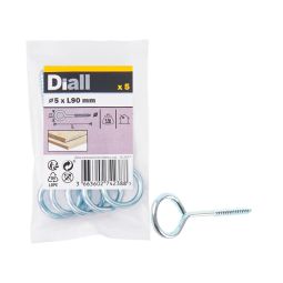 Hembrilla cerrada larga 32x90 mm diall 5 uds
