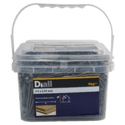 Clavos cabeza plana 3x70 mm 5 kg diall