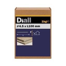 Clavo cabeza plana 4,5x100 mm diall 1 kg