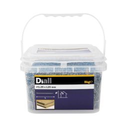 Clavo cabeza perdida 1,25x25 mm diall 5 kg