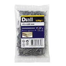 Clavo para chapas de madera 1x20 mm diall 125 g