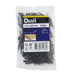 Tachuelas acero 6x20 mm diall 125 g