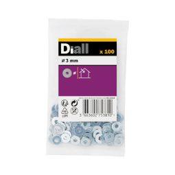 Arandela ancha m3 diall 100 uds