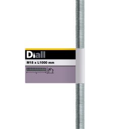 Varilla roscada de acero 1 m x ø 18 mm