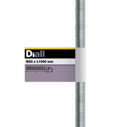 Varilla roscada de acero 1 m x ø 20 mm
