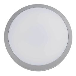 Aplique led estanco sanbo 20 w ip65 30 cm gris