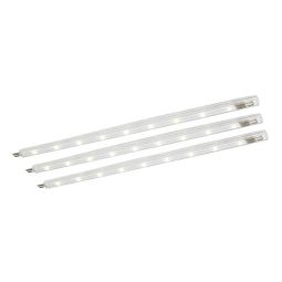 Pack 3 tiras led donny 4,5 w ip20 32 cm conectable/acoplable