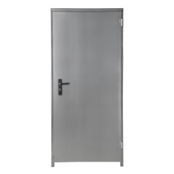 Puerta multiuso galvanizada  reversible con aislante 200 x 91 cm