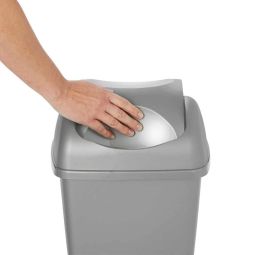 Cubo de basura tapa basculante "tazetta" 20 l