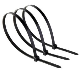 Bridas 9x450 mm diall negras 25 uds