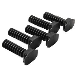 Taco para bridas 9x160 mm diall negro 25 uds
