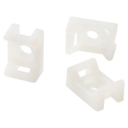 Taco para bridas 4,8 mm diall transparente 25 uds