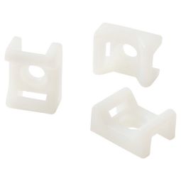 Taco para bridas 9 mm diall transparente 25 uds