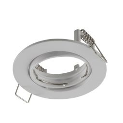 Aro orientable "ares" redondo blanco