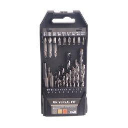 Pack brocas y puntas Universal Fit 40 uds
