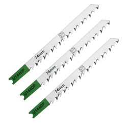 Pack 3 hojas sierra de calar en u madera precisión universal fit