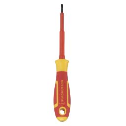 Destornillador plano 100 mm x ø 4 mm magnusson