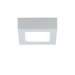 Plafón led 9,8 w cuadrado blanco