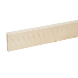 Listón de madera cepillada 240x7 cm