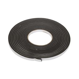 Burlete espuma universal 5 mm x 6 m diall negro