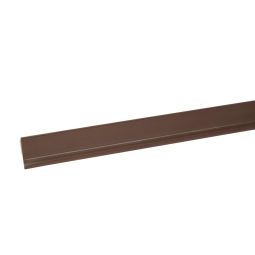 Burlete bajo puerta pvc flex 34 mm x 1 m marrón