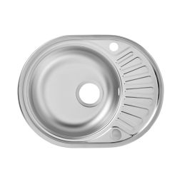 Fregadero inoxidable Liebig 1 seno + escurridor 57x45cm