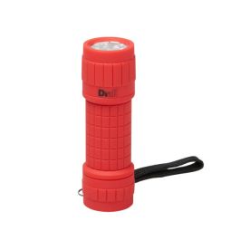 Linterna 9 leds diall roja