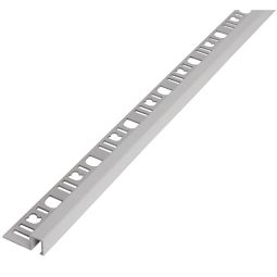 Inglete/listelo aluminio blanco 12 mm