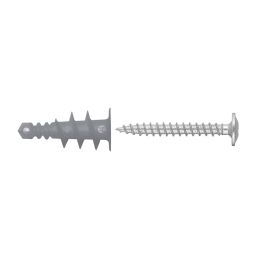 Pack 25 tacos autoperforantes con tornillo 30 mm Diall