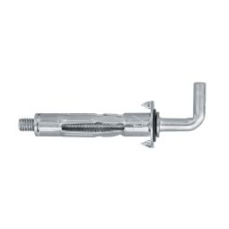 Pack 4 anclajes arpa con alcayata diall 5 x 52 mm
