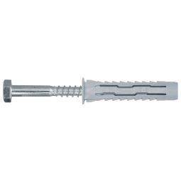 Pack 2 tacos multimaterial con tornillo hexag. diall 14 x 75 mm