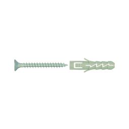 Pack 5 tacos macizo con tornillo hexag. diall 10 x 50 mm