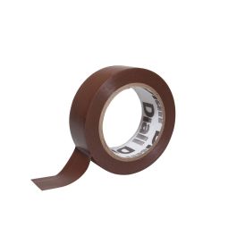 Cinta aislante 19 mm x 10 m marrón diall